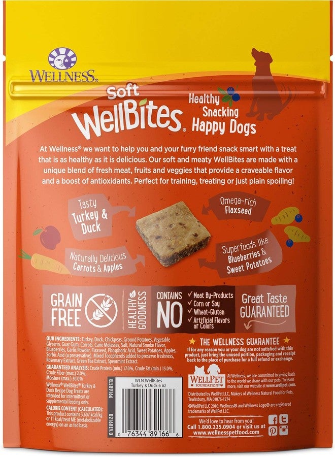 KITMOUS Wellness Soft WellBites Variety Pack, 6 Ounces Each, Chicken & Venison, Turkey & Duck, Chicken & Lamb, Grain-Free Dog Treats - Image 4